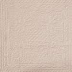 Full/Queen Size 3 Piece Reversible Scalloped Edges Microfiber Quilt Set in Blush