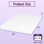 Full size 5-inch Charcoal Infused Memory Foam Mattress with Removable Cover