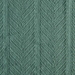 King size Lightweight 100-Percent Cotton Reversible Knit Blanket in Green