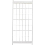Outdoor 85-inch x 38-inch White PVC Vinyl Lattice Garden Trellis