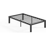 Twin size Modern 16-inch Sturdy Steel Metal Platform Bed Frame