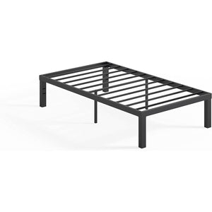 Twin size Modern 16-inch Sturdy Steel Metal Platform Bed Frame