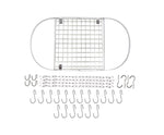 Modern Ceiling Mounted Stainless Steel Oval Hanging Pot Rack