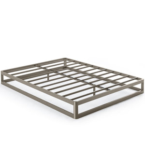 Queen size Modern Heavy Duty Low Profile Metal Platform Bed Frame
