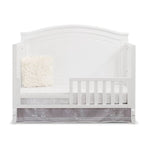 SF Home Solid Wood Toddler Bed Rail in White Finish - Crib Sold Separately