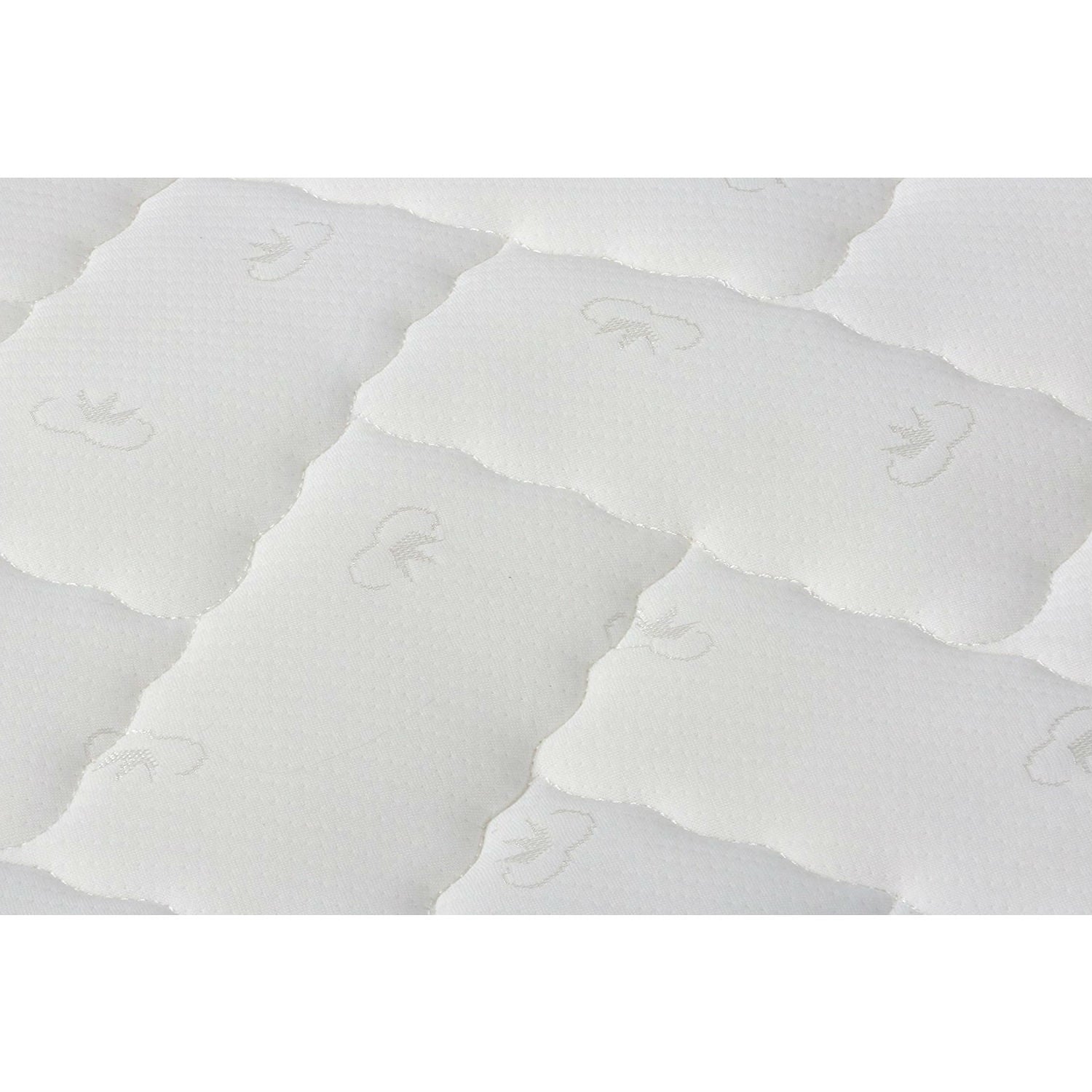 Twin size 8-inch Thick Pocket Coil Mattress in Medium Firm